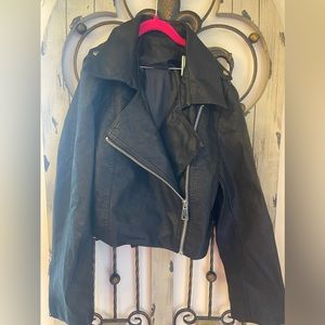 Faux Leather moto jacket